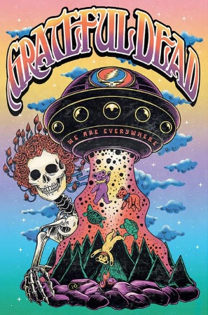 Grateful Dead Bertha UFO Poster