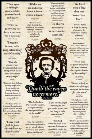 Edgar Allan Poe Quotes Poster