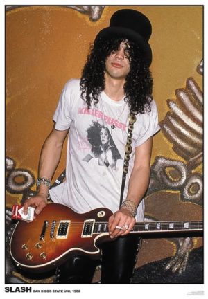 Slash San Diego State Uni 1988 Guns n Roses A1 Poster
