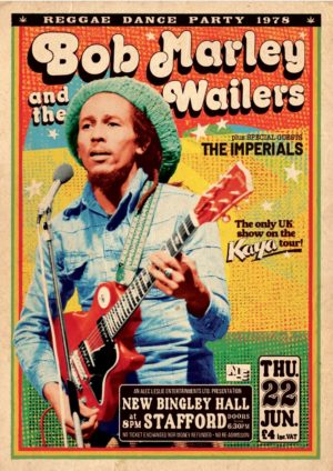 Bob Marley Bingley Hall A1 Poster