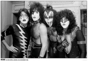 Kiss Hilton Hotel London 1982 A1 Poster