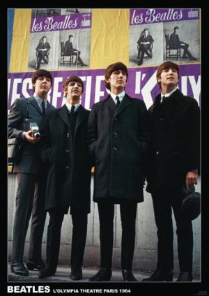 The Beatles Paris 1964 A1 Poster