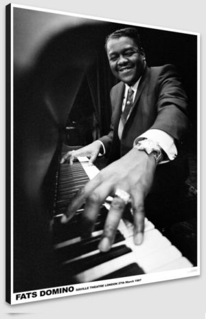 Fats Domino London 1967 A1 Poster - Poster 59.5x84cm Blockmounted