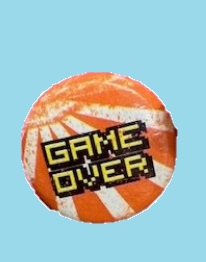 Game Over Badge Single