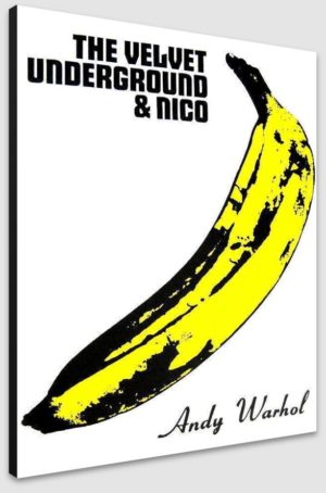The Velvet Underground and Nico Andy Warhol Banana Album Cover A1 Poster - Poster 59.5x84cm Blockmounted