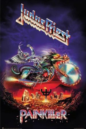 Judas Priest Painkiller Album Cover Poster