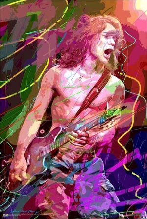 David Lloyd Glover - Eddie Van Halen Poster