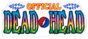 Grateful Dead Official 11.5x5.5cm Embroidered Sew On Patch