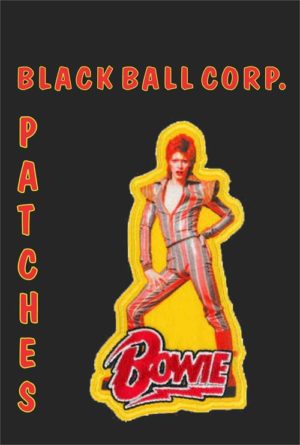 David Bowie Pose Embroidered Sew-On Patch - Image 2