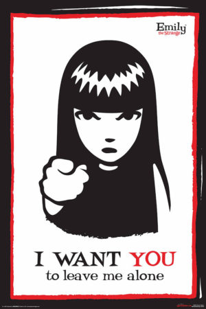 Emily the Strange I Want You Poster