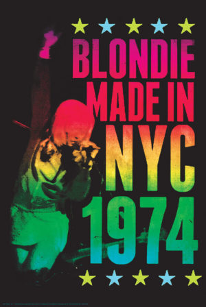 Blondie Made in NYC Non-Flocked Blacklight Poster