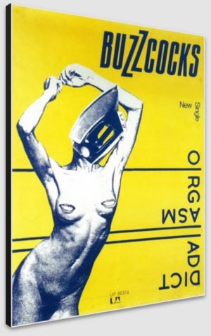 Buzzcocks Orgasm Addict A1 Poster - Poster 59.5x84cm Blockmounted