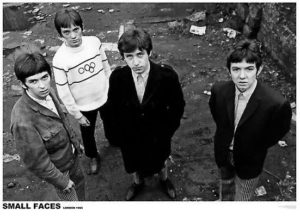 Small Faces Band looking upwards photograph