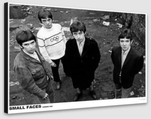 Small Faces London 1965 A1 Poster - Poster 59.5x84cm Blockmounted