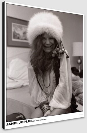 Janis Joplin New York 1969 A1 Poster - Poster 59.5x84cm Blockmounted
