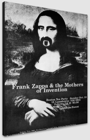 Frank Zappa And The Mothers Of Invention Mona A1 Poster - Poster 59.5x84cm Blockmounted