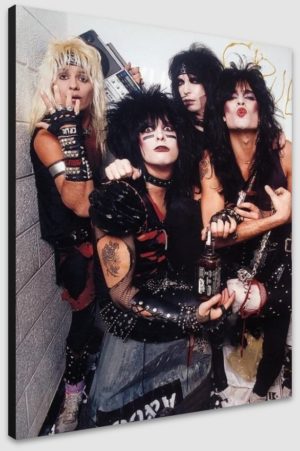 Motley Crue Wall A1 Poster - Poster 59.5x84cm Blockmounted