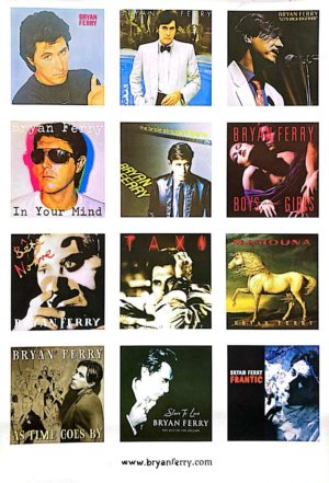 Bryan Ferry Album Covers Poster (Published 2002, some wear)
