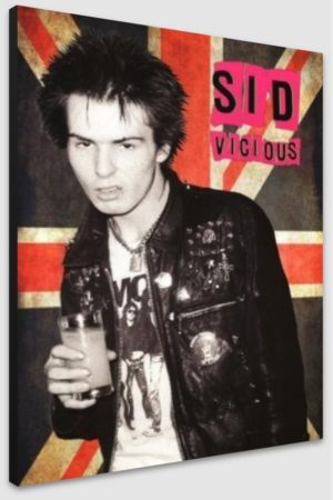 Sex Pistols Sid Vicious Eindhoven Holland 11 Sept 1977 A1 Poster - Poster 59.5x84cm Blockmounted