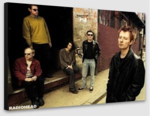 Radiohead Back Alley A1 Poster - Poster 59.5x84cm Blockmounted