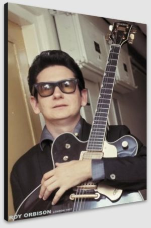 Roy Orbison London March 1967 A1 Poster - Poster 59.5x84cm Blockmounted