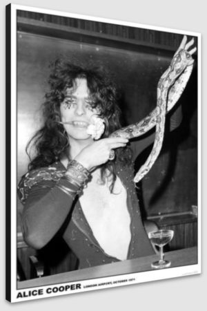 Alice Cooper London 1971 A1 Poster - Poster 59.5x84cm Blockmounted
