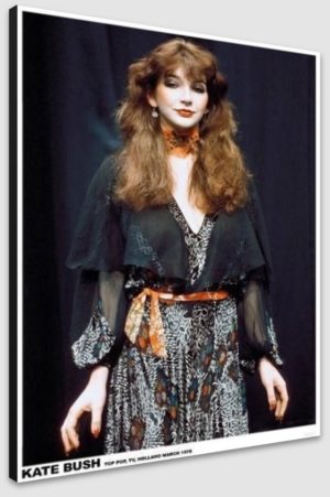 Kate Bush Top Pop Dutch TV 1978 A1 Poster - Poster 59.5x84cm Blockmounted