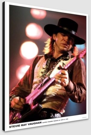 Stevie Ray Vaughan Capitol Theatre 1985 A1 Poster - Poster 59.5x84cm Blockmounted