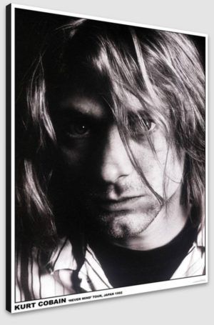 Nirvana Kurt Cobain Japan 1992 A1 Poster - Poster 59.5x84cm Blockmounted