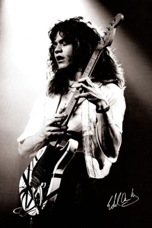 Eddie Van Halen Live Poster