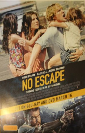 No Escape Movie Promo Oversized Poster