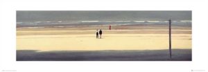Mark Van Crombrugge - Yellow Beach Art Print