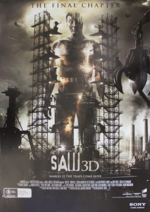 Saw 3D The Final Chapter Movie Promo Oversized Poster