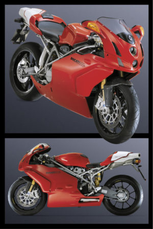 Ducati 999 Speed King Motorbike Poster