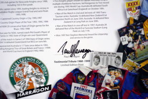 NRL Rugby League SIGNED Paul 'Chief' Harragon Testimonial Tribute Ltd Ed Sports Print - Image 3