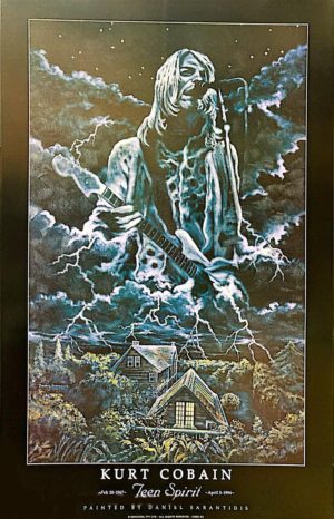 Daniel Sarantidis - Kurt Cobain Teen Spirit Poster