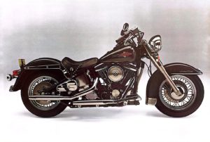 Harley Davidson Heritage Softail Motorbike Poster