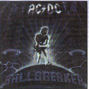 AC/DC Ballbreaker Vintage Static Sticker Circa Early 1990s