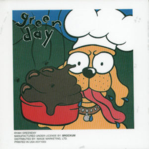 Green Day Dookie Dog Peel and Stick Vintage Sticker 1994