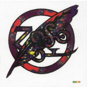 Led Zeppelin ZoSo Vintage Static Sticker Circa Early 1990s