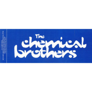 The Chemical Brothers Logo Peel and Stick Vintage Sticker 1997