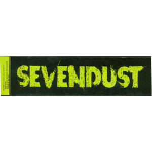 Sevendust Logo Peel and Stick Vintage Sticker 1998