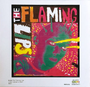 The Flaming Lips Alien Brain Peel and Stick Vintage Sticker 1995