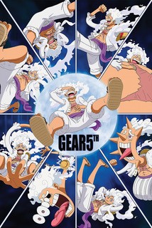 One Piece Gear 5 Luffy Poster