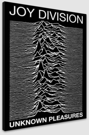 Joy Division Unknown Pleasures Album Cover A1 Poster - Poster 59.5x84cm Blockmounted