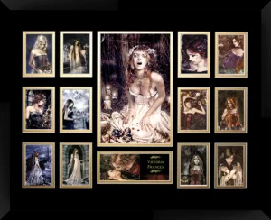 Victoria Frances Double Matted Photo Collage In A Black Frame