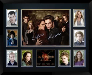 Twilight New Moon The Cullens Double Matted Photo Collage In A Black Frame