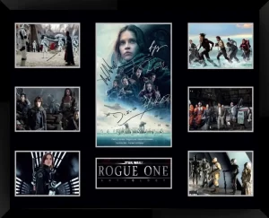 Star Wars Rogue One Double Matted Photo Collage In A Black Frame