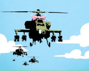 Banksy - Happy Choppers Mini Poster