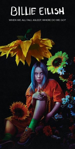 Billie Eilish When We All Fall Asleep Slim Poster Print